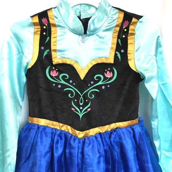 Princess Anna Frozen Disney Store Dress Up Costume Size 10 - Picture 1 of 10